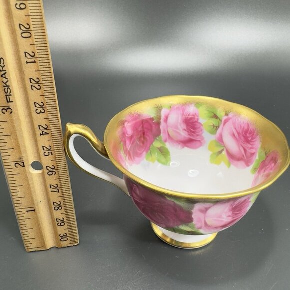 Royal Albert Old English Rose Bone China England Tea Cup and Saucer Porcelain - Picture 4 of 13